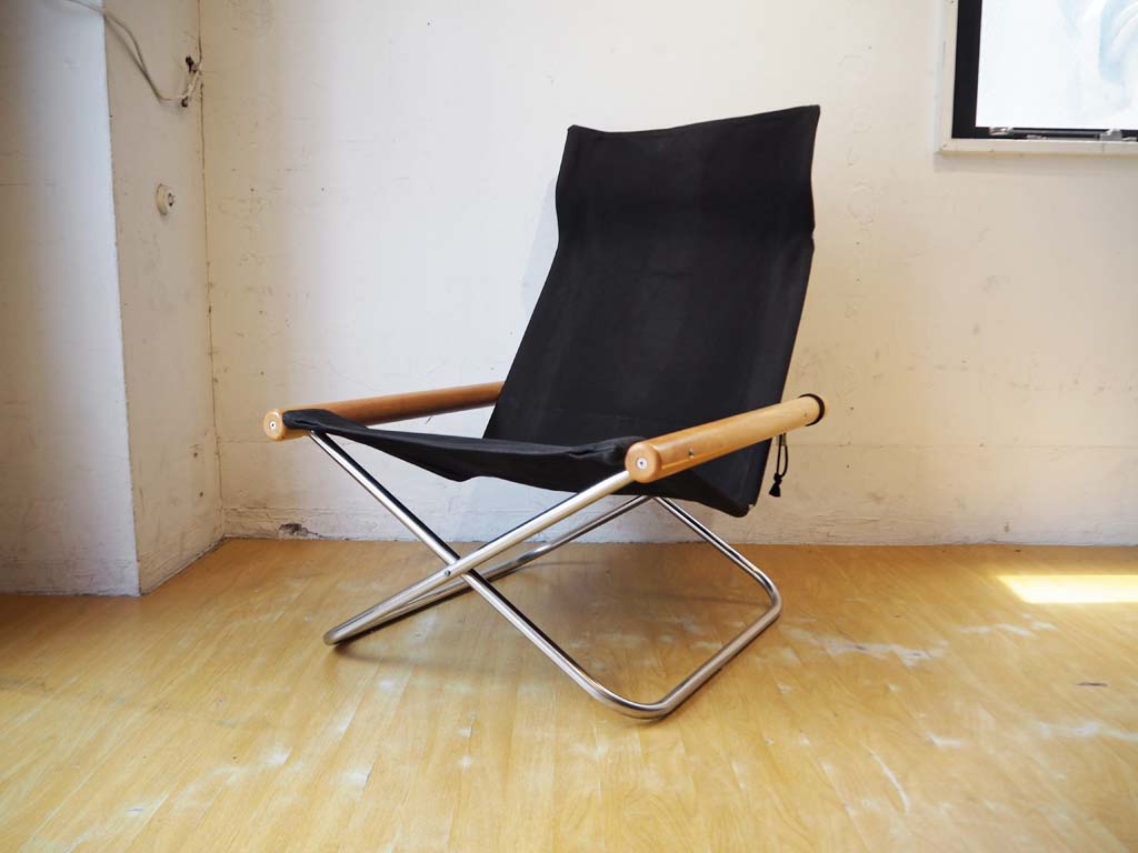 ニーチェア エックス Ny chair X フォールディングチェア ブラック 折畳 チェア 新居 猛 MoMA ～ 今も世界から注目を集める