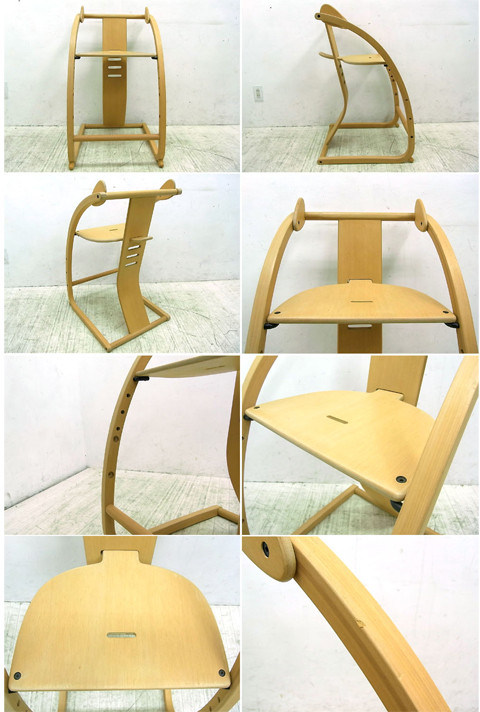 ギミックが嬉しい！ 木馬にもなるユニークな多目的木製椅子！！ 2001年 