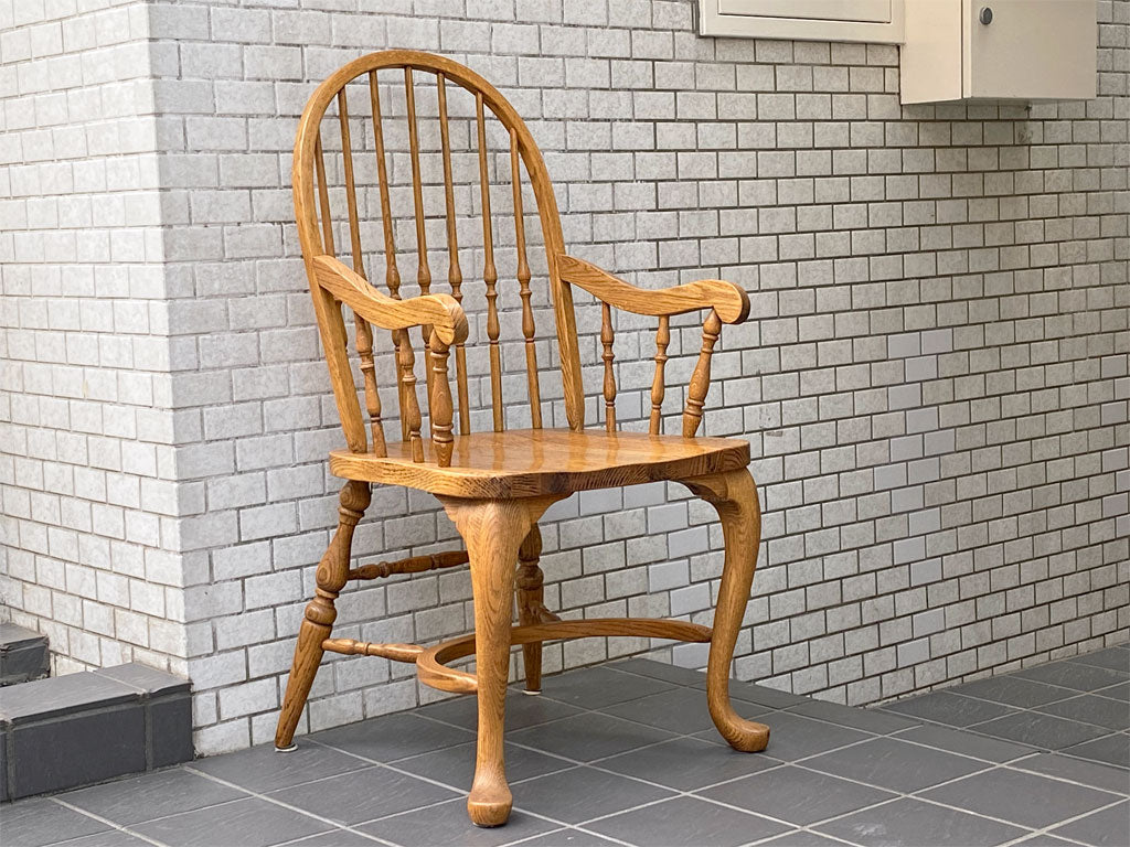 USAアメリカ ヴィンテージoliverオリバー無垢材 曲木アームレスチェア1脚