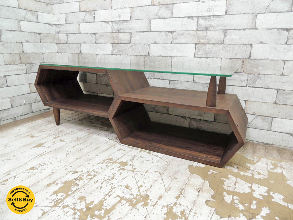 カリモク　ハニカム　ラック　シェルフ　テーブル　天然木　棚　ユニットB カリモク ハニカム ラック シェルフ テーブル 天然木 棚 ユニットB