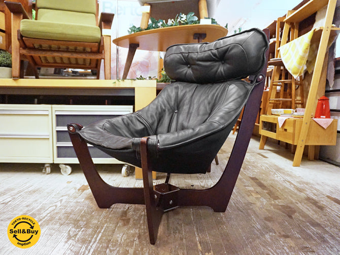 IMG ルナチェア LUNA CHAIR 本革 ラウンジチェア ハイバック Odd