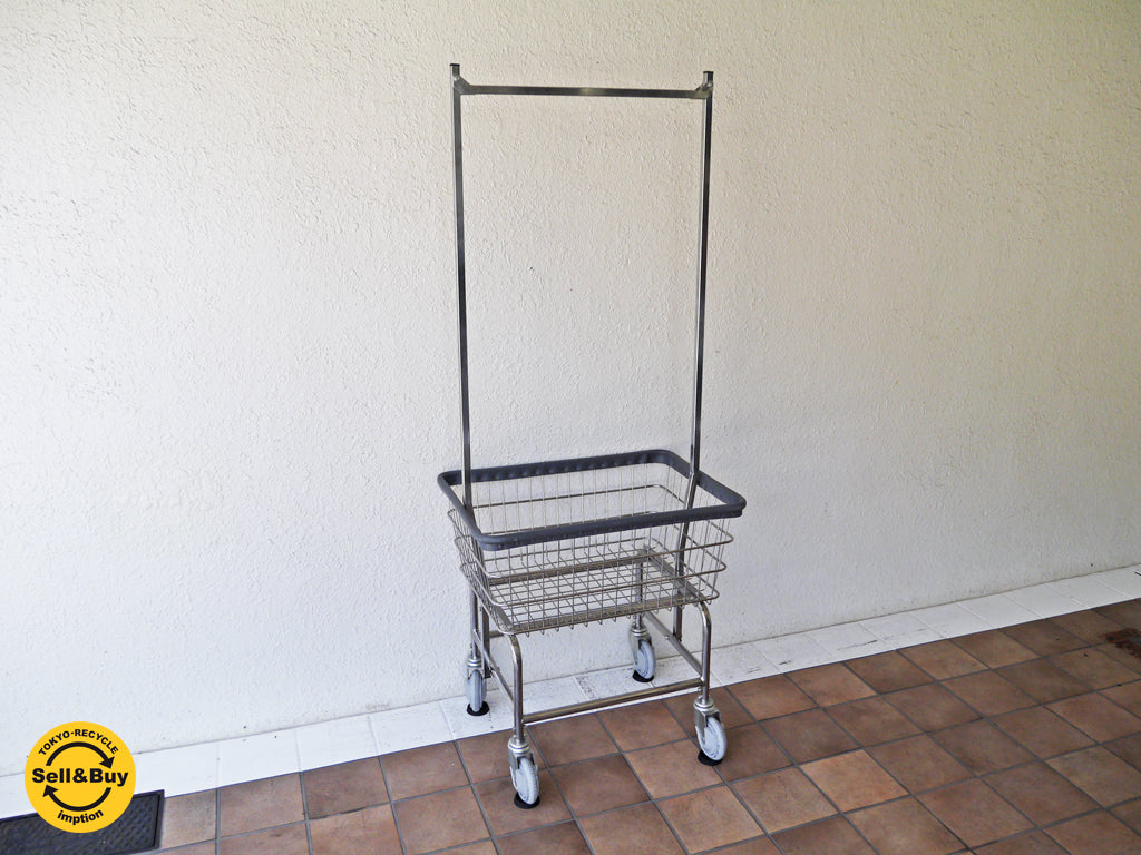 R&B ワイヤープロダクト R&B Wire Product ランドリーカートダブルポール LAUNDRY CART DOUBLE POLE –  TOKYO RECYCLE imption