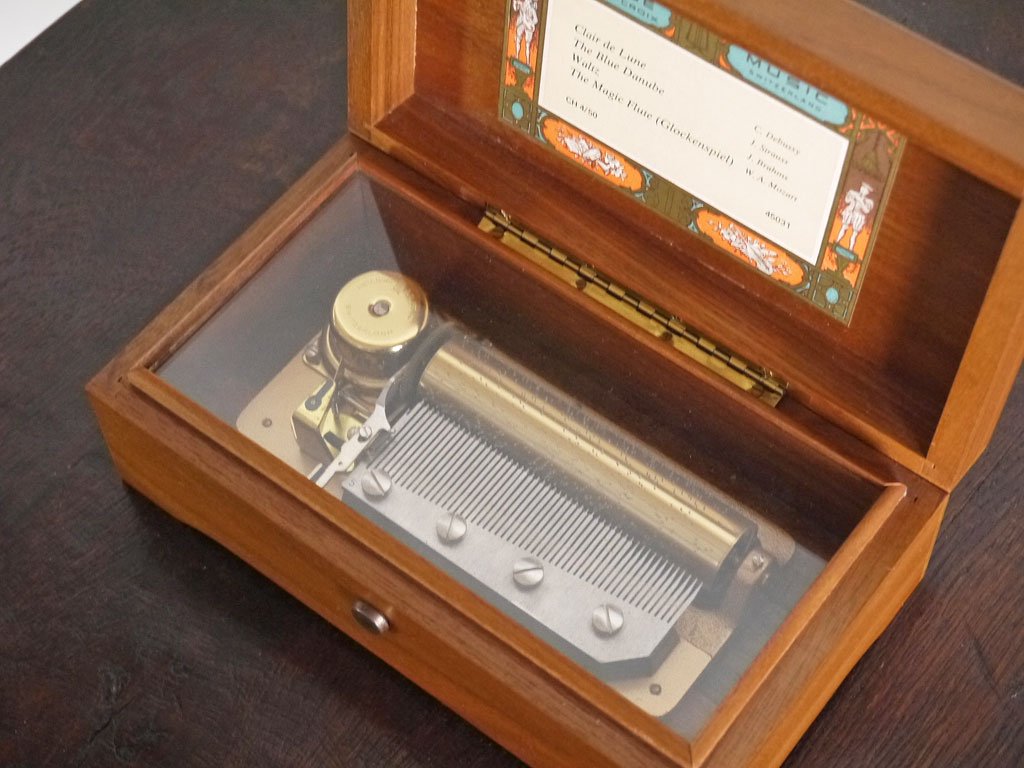 リュージュ REUGE オルゴール Music Box CH 4/50 No.45031 4曲 50弁 スイス ～価値観を変える～ – TOKYO  RECYCLE imption