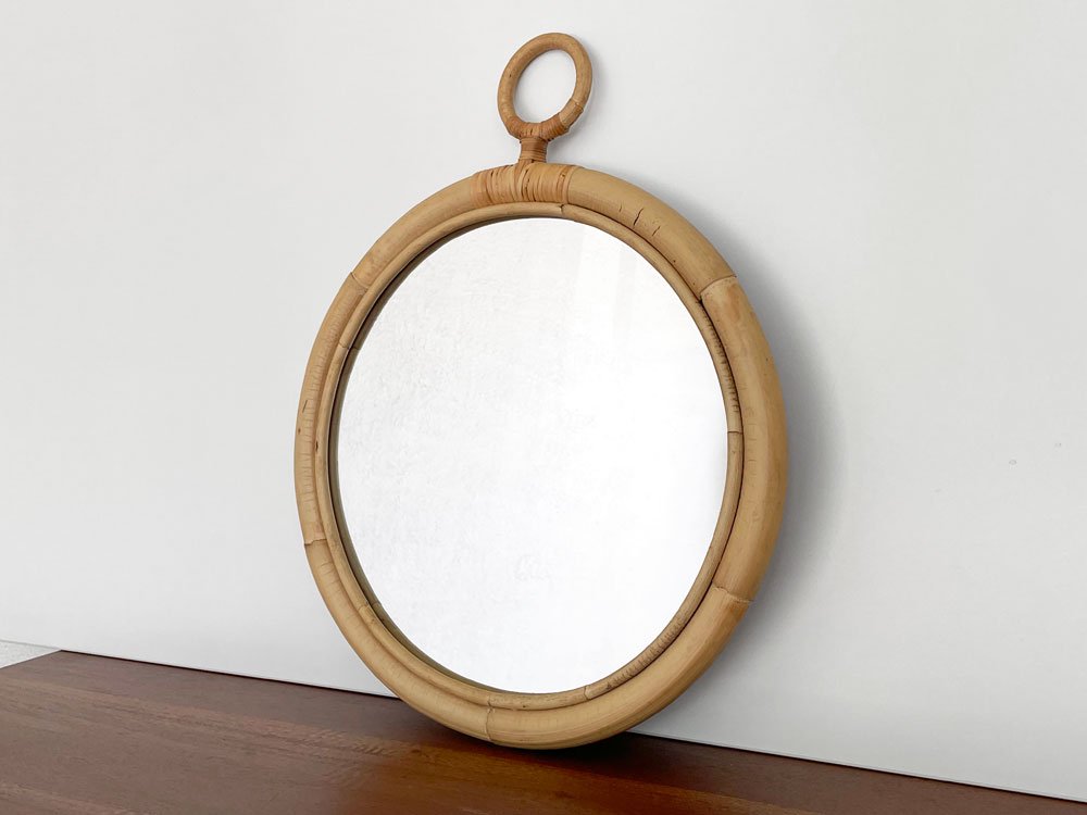 シカ デザイン Sika Design エラ ミラー Ella Mirror デンマーク ラタン材 引っ掛けラウンドミラー アクタス ACT –  TOKYO RECYCLE imption