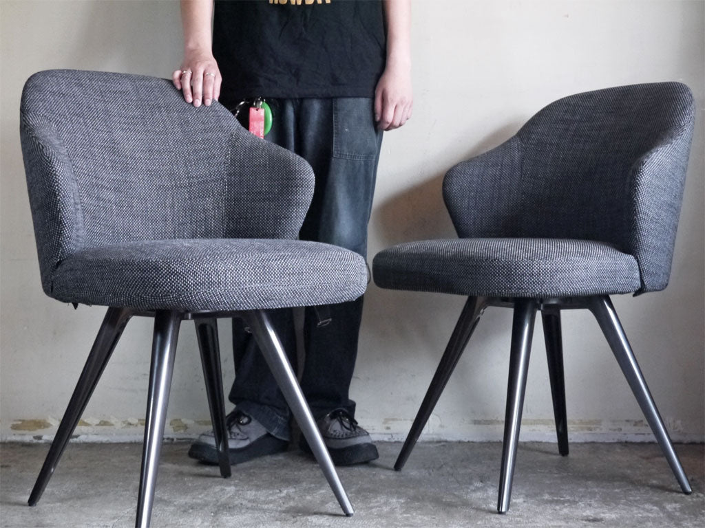 ミノッティ Minotti レスリー LESLIE SWIVEL ダイニングチェア 回転式