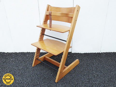 STOKKE / ストッケ社 旧木製ガード＆ベルト付き！ 新型 『 TRIPP TRAPP / トリップトラップ 』 廃番カラー：チェリー –  TOKYO RECYCLE imption