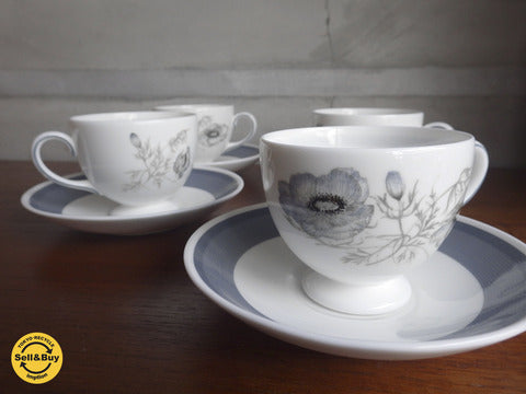 WEDGWOOD ウェッジウッド / GLENMIST グレンミスト C&S カップ&ソーサー / スージークーパー デザイン ～大人カワイ –  TOKYO RECYCLE imption