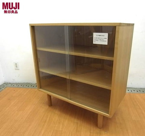 暮らしのアイデアが膨らむ良品計画♪無印良品 MUJI タモ材 ガラス