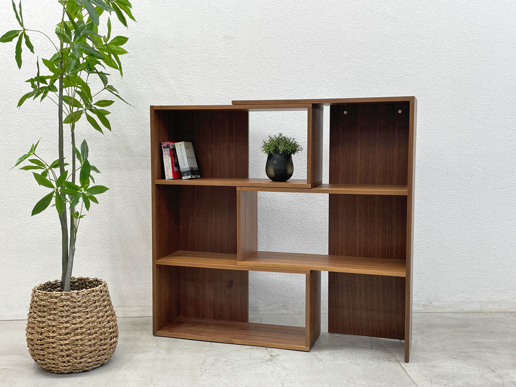 アクタス ACTUS 2in1 TWO IN ONE SHELF スライドオープンシェルフ ウォールナット ブックシェルフ 伸長式スライドシ –  TOKYO RECYCLE imption