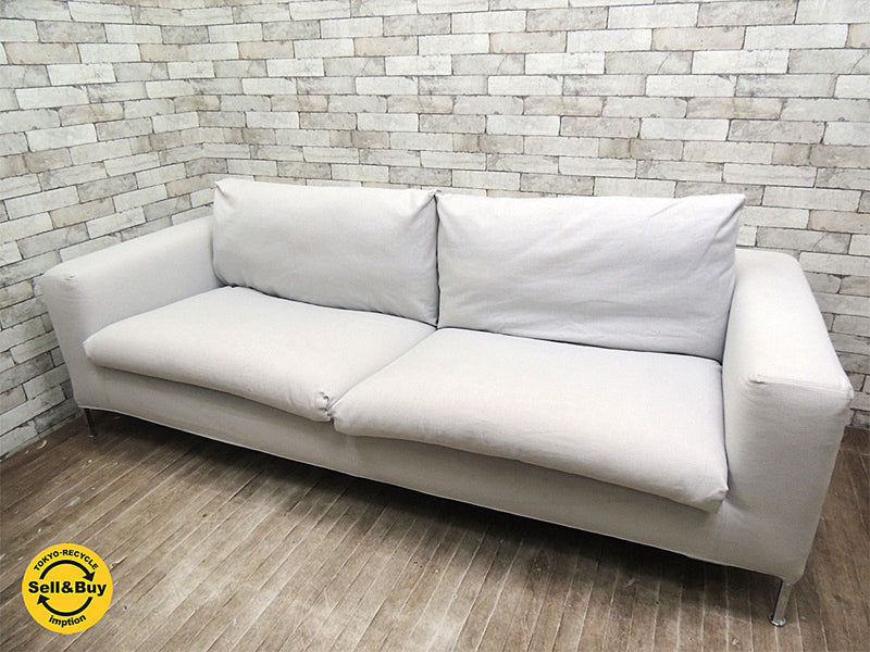 カッシーナ Cassina ボックスソファ BOX sofa 2p & Wide ソファ 2人掛け & ワイド 両アーム カバーリング ～ –  TOKYO RECYCLE imption