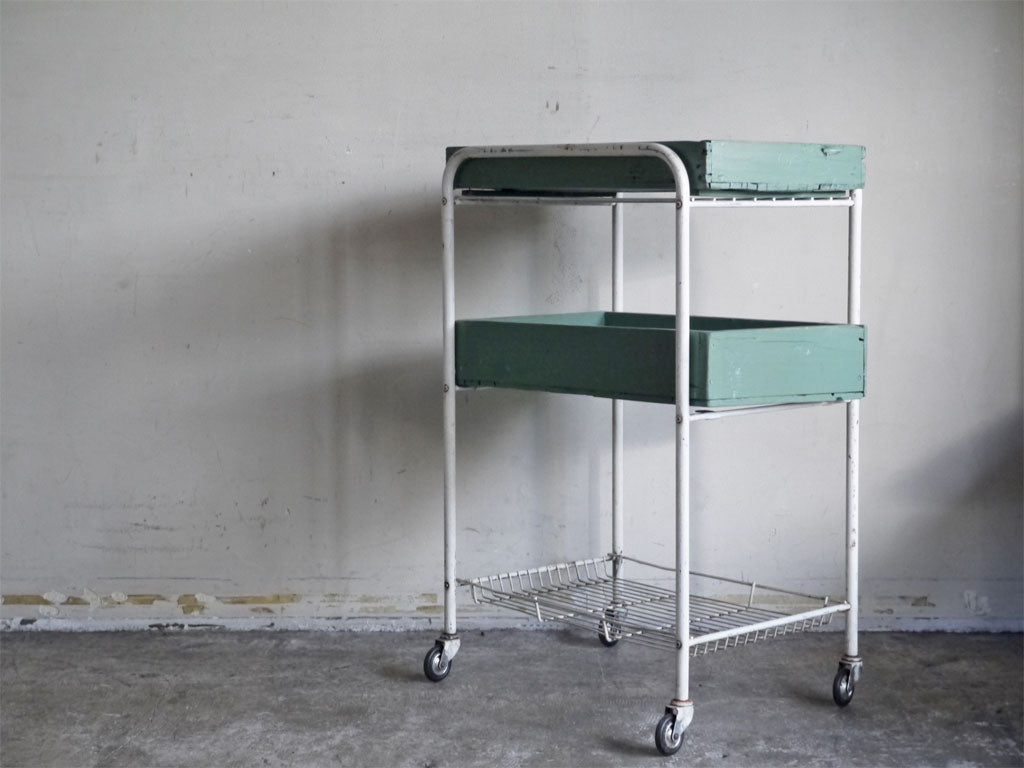 mina perhonenミナペルホネン生地使用ワゴン スチールラック 収納