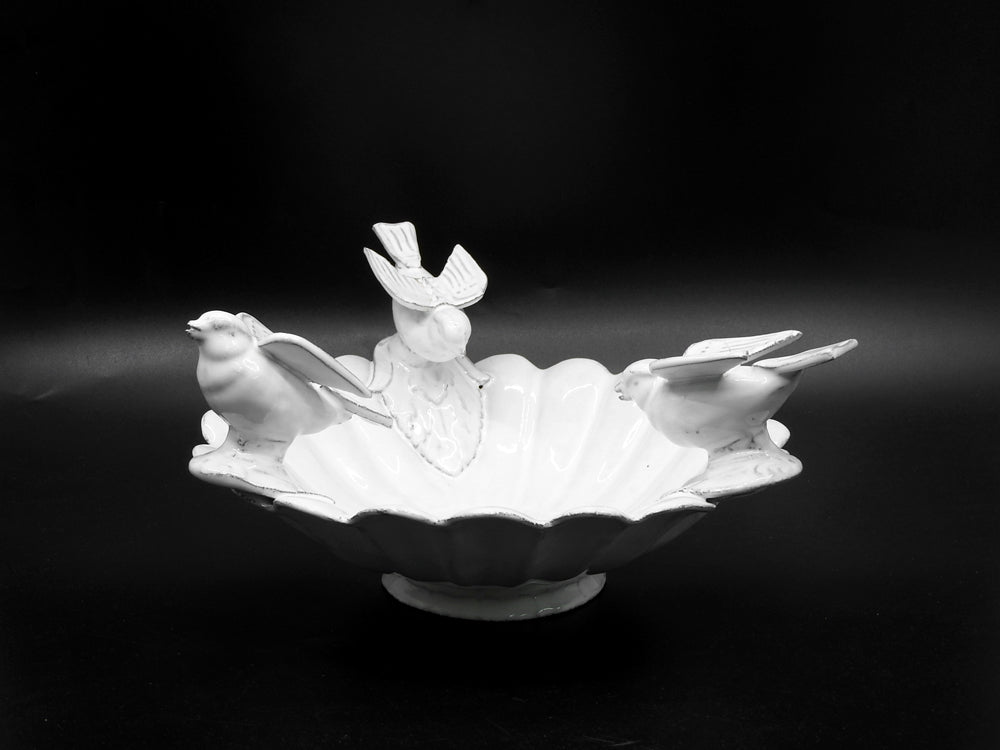 アスティエ・ド・ヴィラット Astier de Villatte マーガレット Marguerite 鳥のフルーツボウル Φ23.5cm フ –  TOKYO RECYCLE imption