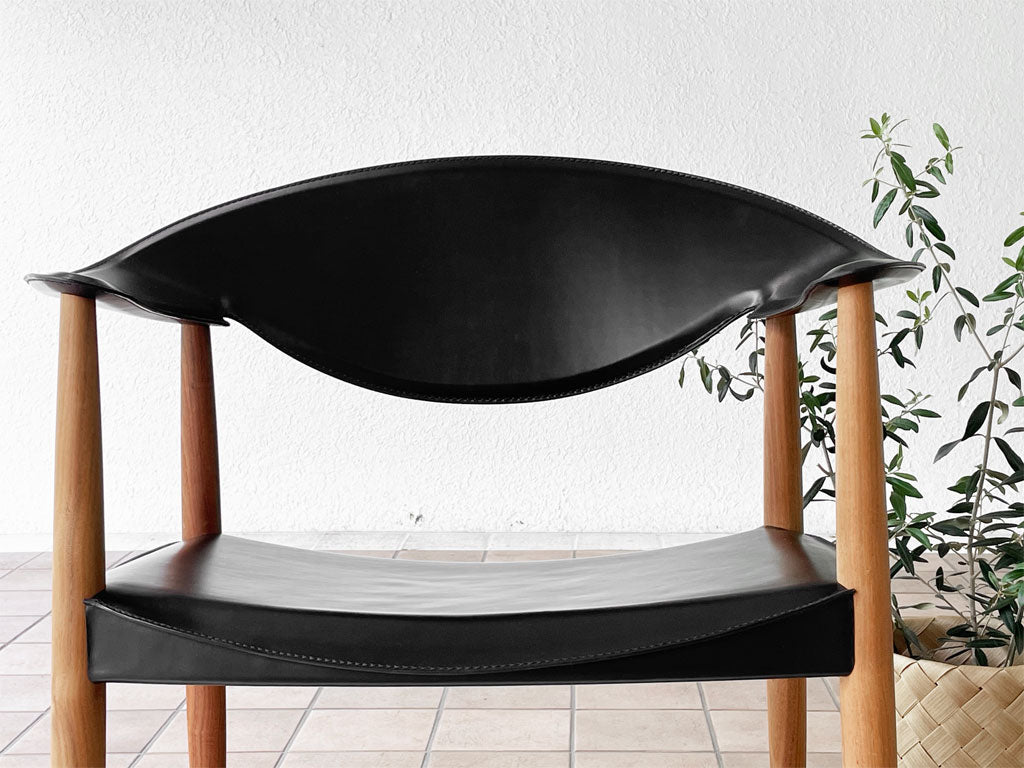 カールハンセン＆サン Carl Hansen & Son LM92P メトロポリタンチェア ウォールナット レザー ブラック アイナー・ラー –  TOKYO RECYCLE imption