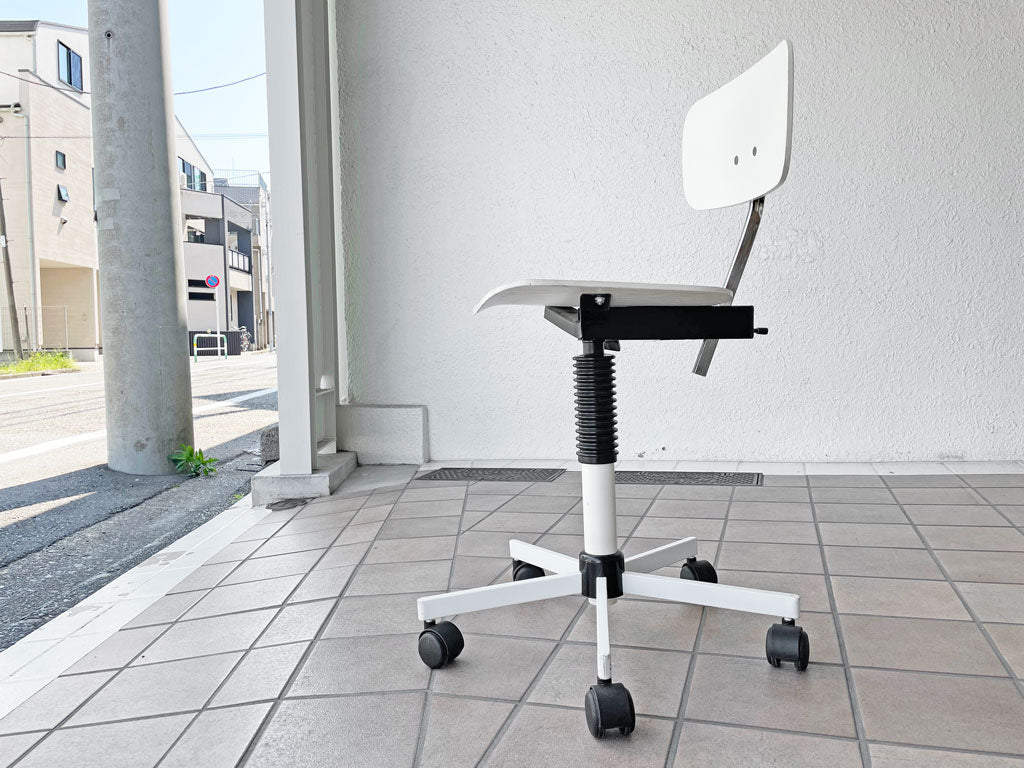 ラバミ RABAMI STOLE-112 デスクチェア ホワイト 5本脚 プライウッド