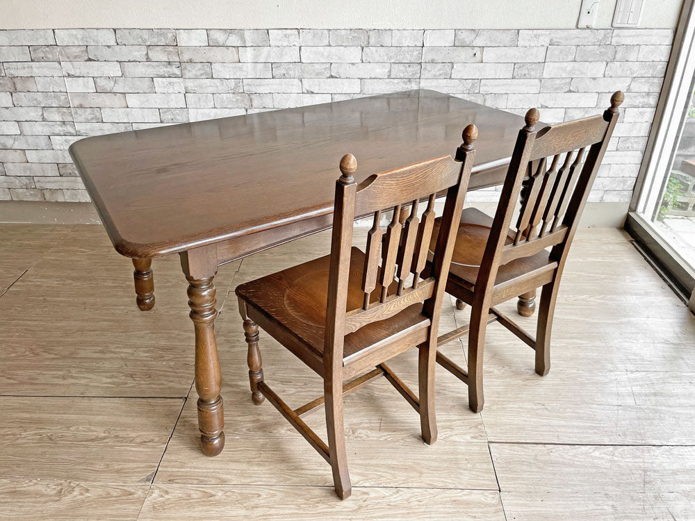 ノックオンウッド Knock on wood コロニアル ダイニングテーブル