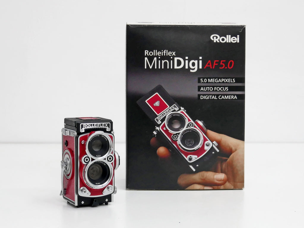 ローライ Rollei ローライフレックス Rolleiflex ミニデジ MiniDigi AF5.0 デジタル 二眼レフ レッド ミニチ –  TOKYO RECYCLE imption