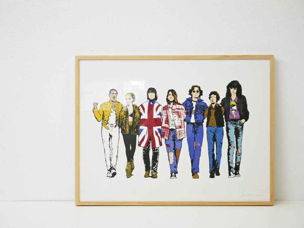 カリー kurry リトグラフ ポスター NO BORDER ED 33/100 100部