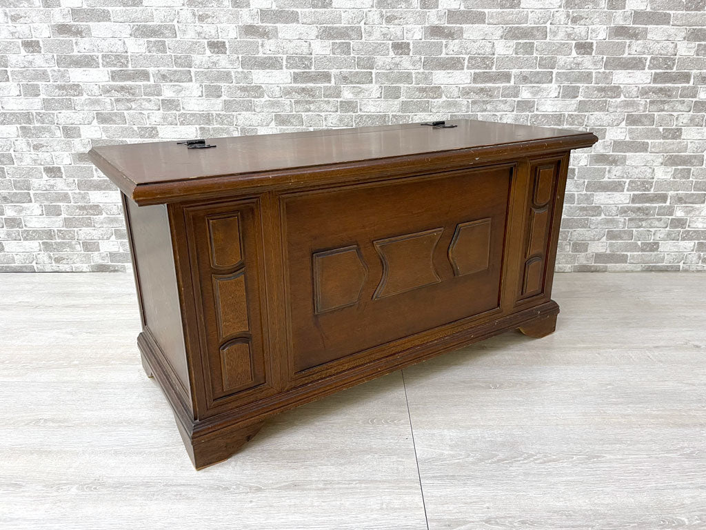 希少カッサパンカ ベンチボックス 木製 収納 ヴィンテージ 長椅子