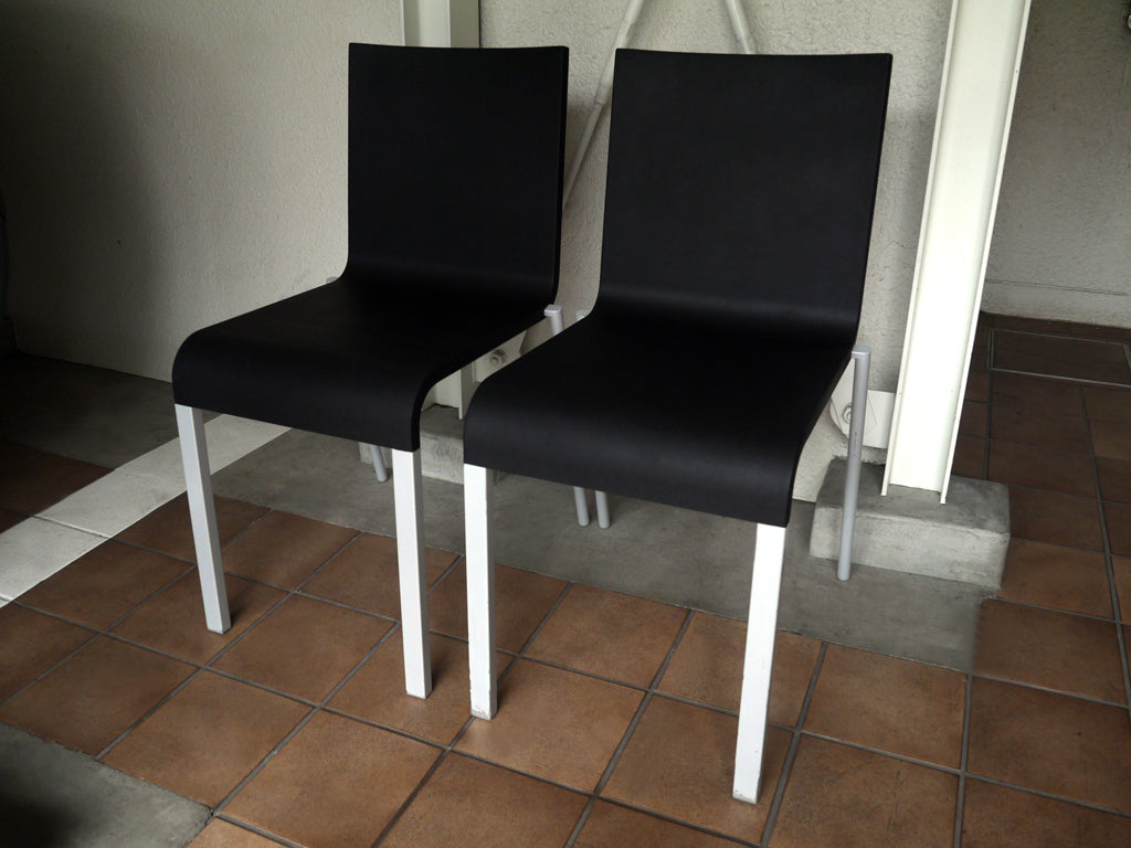 ヴィトラ(Vitra)/.03(ゼロスリー)シリーズ/2脚セット/ブラウン② 目だた