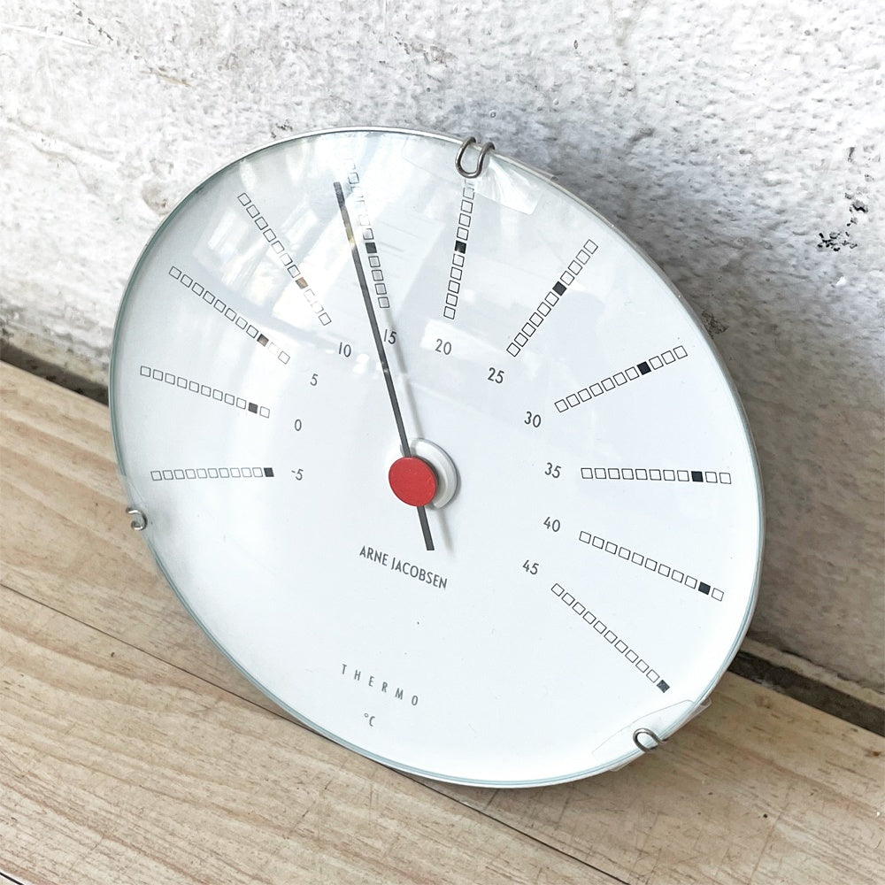 ローゼンダール Rosendahl アルネ・ヤコブセン バンカーズ Bankers 温度計 Thermometer ウェザーステーション Φ12cm ★
