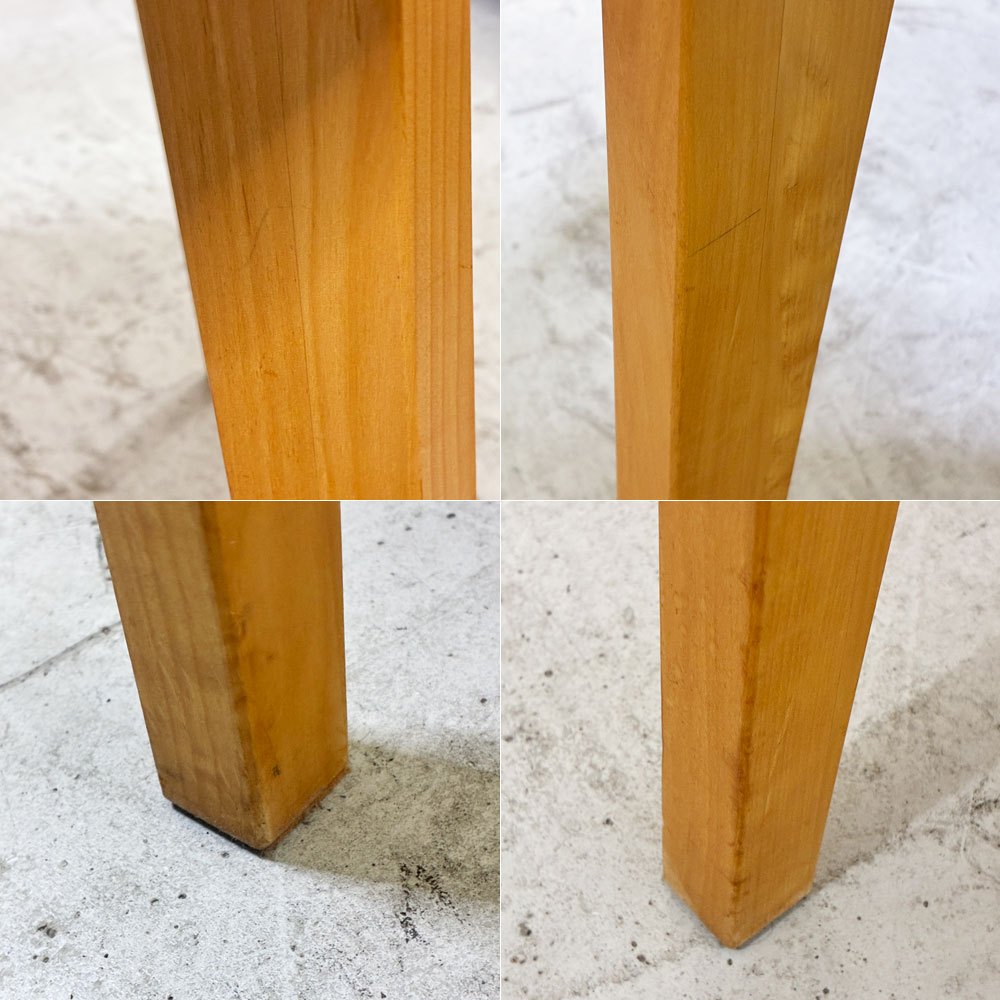 モモナチュラル Momo Natural ヴィボ VIBO ダイニングテーブル アルダー材 W135cm ●