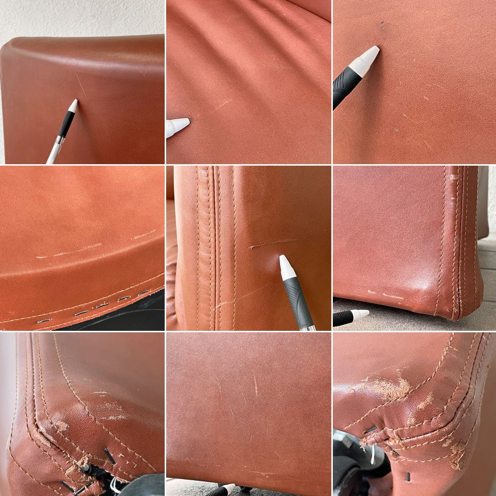 カッシーナ Cassina 684 ピッコラテンタツィオーネ PICCOLA TENTAZIONE ラウンジ アームチェア 1Pソファ キャスター付 マリオ・ベリーニ ◇