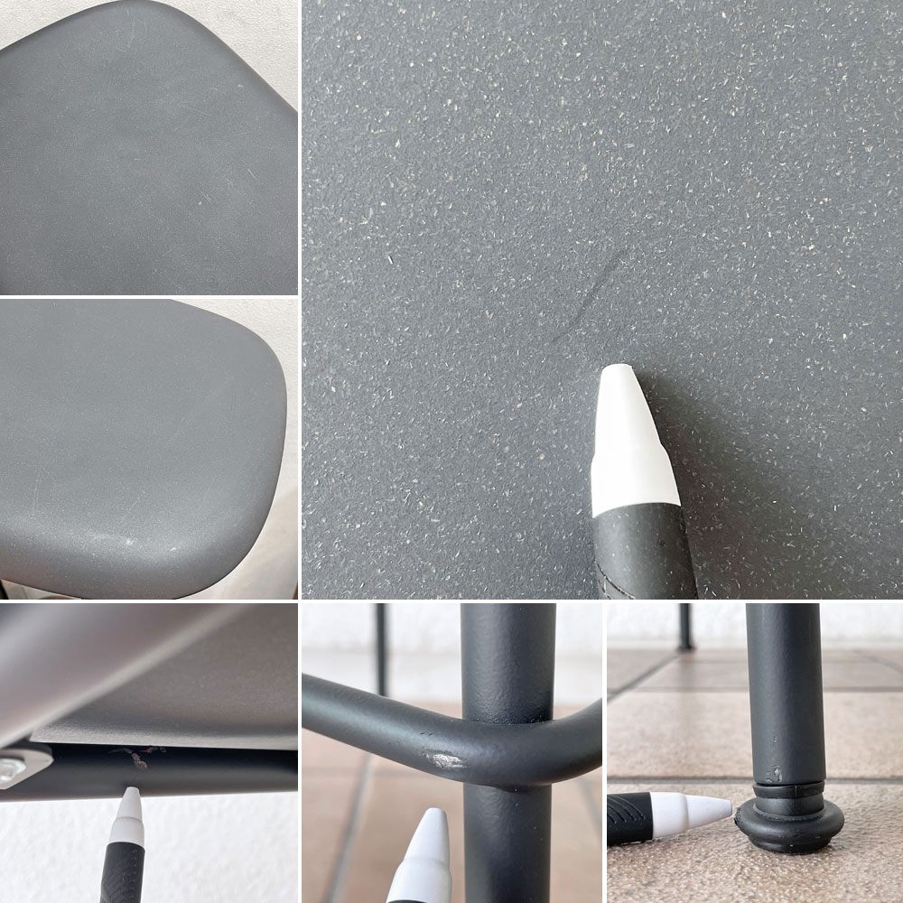 ムート muuto ファイバーカウンタースツール チューブベース FIBER COUNTER STOOL TUBE BASE ブラック イスコス-ベルリン 参考定価 ¥55,000- ◇