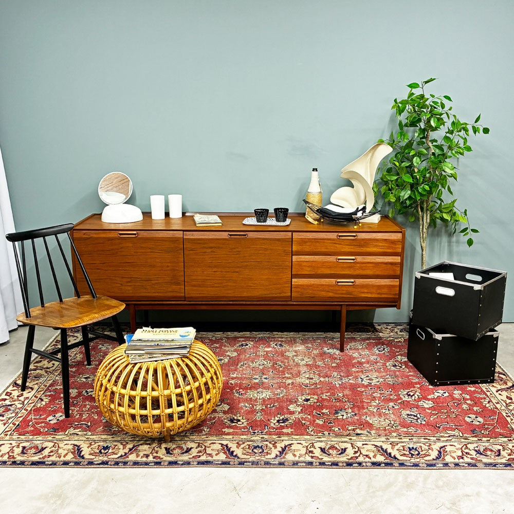 Bath Cabinet Makers サイドボード チーク材 UKビンテージ 英国家具 北欧スタイル ◎