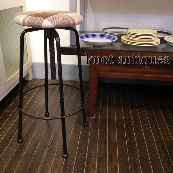 ノットアンティークス knot antiques コンベックス CONVEX スツール ファブリック アイアン b ◎