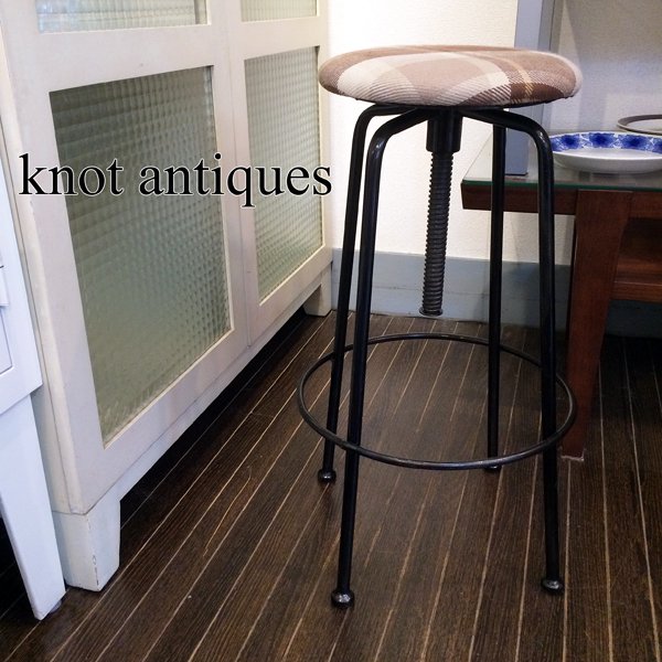 ノットアンティークス knot antiques コンベックス CONVEX スツール ファブリック アイアン c ◎