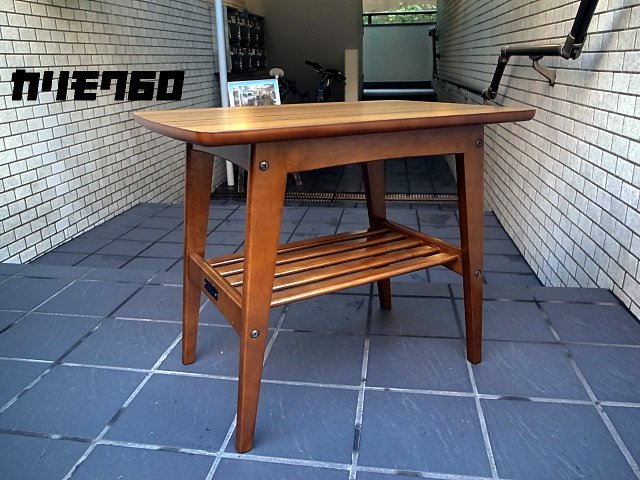 美品 カリモク60 karimoku60 ロクマル サイドテーブル コーヒーテーブル ウォールナット ■