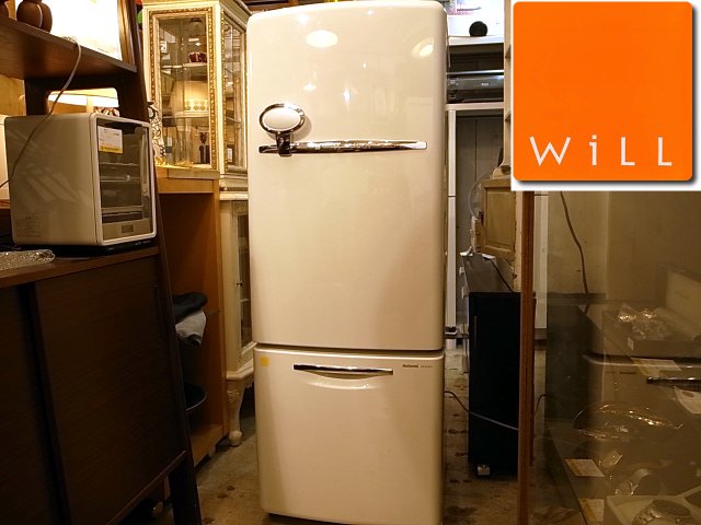 ノスタルジックデザイン WiLL Fridge Mini 2ドア 162リットル ホワイト ■