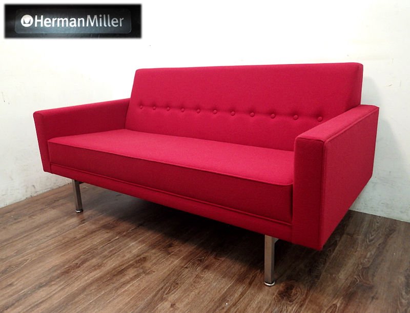 ハーマンミラー Herman Miller ヴィンテージモジュラーソファ ジョージネルソン ●