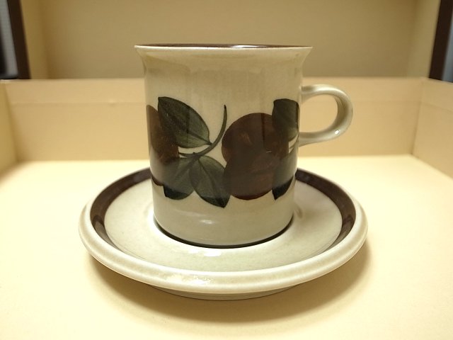 北欧 ARABIA アラビア ルイージャ Ruija コーヒーカップ&ソーサー ■