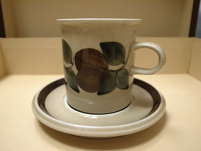 北欧 ARABIA アラビア ルイージャ Ruija コーヒーカップ&ソーサー■