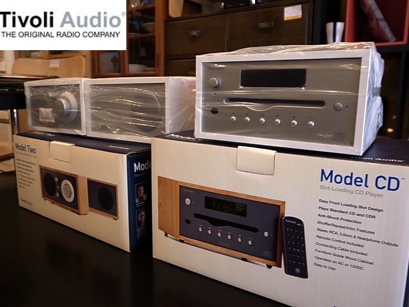 Tivoli Audio チボリ オーディオ Model Two Model CD 廃盤ホワイト+シルバー 未使用 保管品 ■