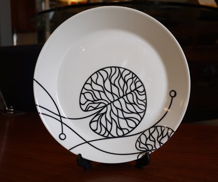 廃番希少 iittala x marimekko イッタラ x マリメッコ BOTTNA ボットナ プレート21cm B●