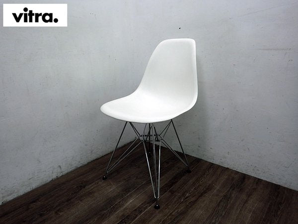 ヴィトラ Vitra サイドシェルチェア エッフェルベース ホワイト イームズ ◎