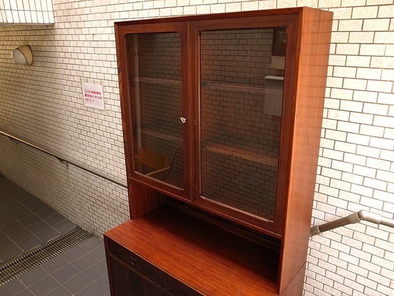 ヴィンテージ ローズウッド 60's~70's カップボード 食器棚 デンマーク製 ■