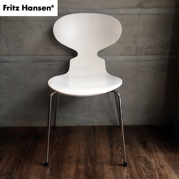 FRITZ HANSEN フリッツハンセン/ANT CHAIR アントチェア (アリンコチェア) 椅子 ホワイト A♪
