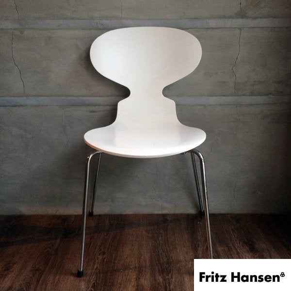FRITZ HANSEN フリッツハンセン/ANT CHAIR アントチェア (アリンコチェア) 椅子 ホワイト B ♪