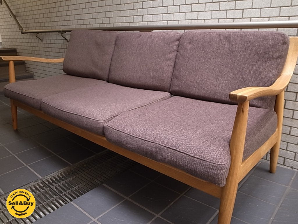 CRUSH CRASH PROJECT ARNE SOFA アルネソファ 三人掛けソファ オーク材 ■