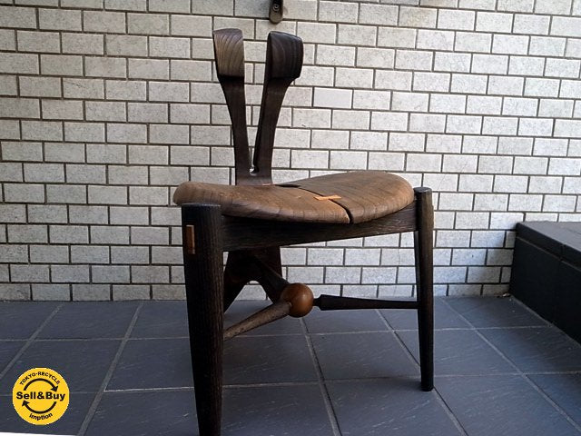 吉野崇祐 工房木夢 『ZEN チェア』 無垢材 禅チェア 桐 ■