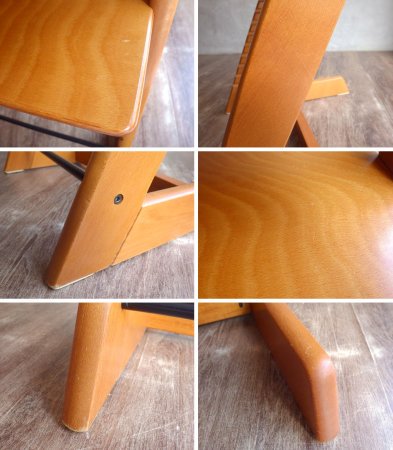 ストッケ STOKKE トリップトラップ TRIPP TRAPP ベビーチェア キッズチェア チェリー材 S/N3~ ノルウェー 北欧家具 ♪