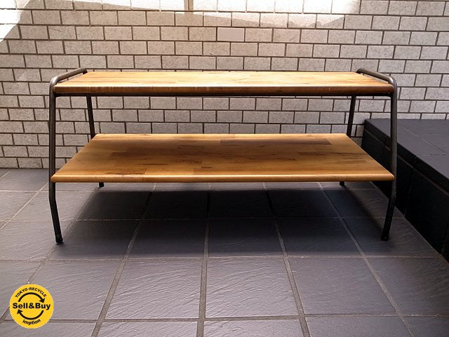 a.depeche ア.デペシュ コリル TVボード900 古材 スチール AVボード ■