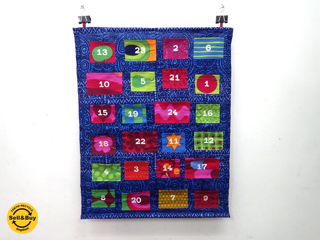マリメッコ / marimekko ”Isolas Advent Calendar (アドベントカレンダー)” 廃番 ブルー ●