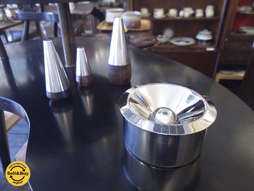 ALESSI / アレッシィ BAUHAUS / バウハウス ASHTRAY 灰皿(ステンレス) ◇
