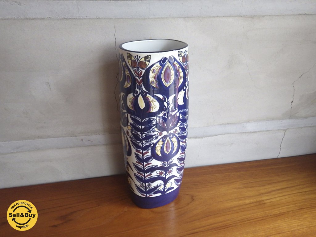 ロイヤルコペンハーゲン ”TENERA / テネラ” フラワーベース H36cm 1985-1991 Berte Jessen ♪