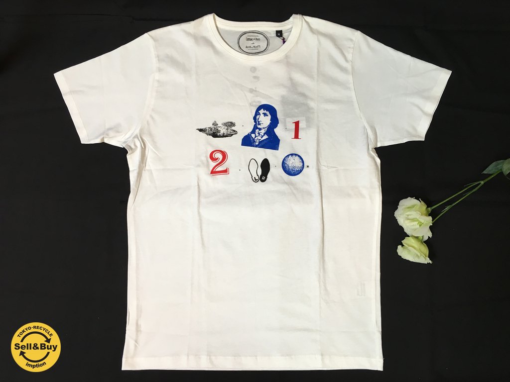 アスティエ・ド・ヴィラット ASTIER de VILLATTE コミューンドゥパリ COMMUNE DE PARIS "Rebus" Tシャツ M c ◎