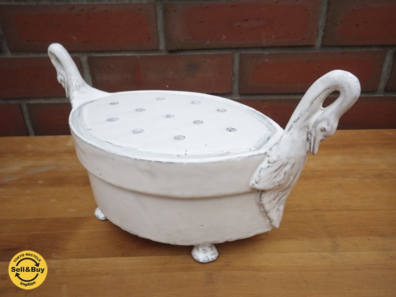 アスティエ・ド・ヴィラット ASTIER de VILLATTE インセンスバーナー スワン 御香立て ●